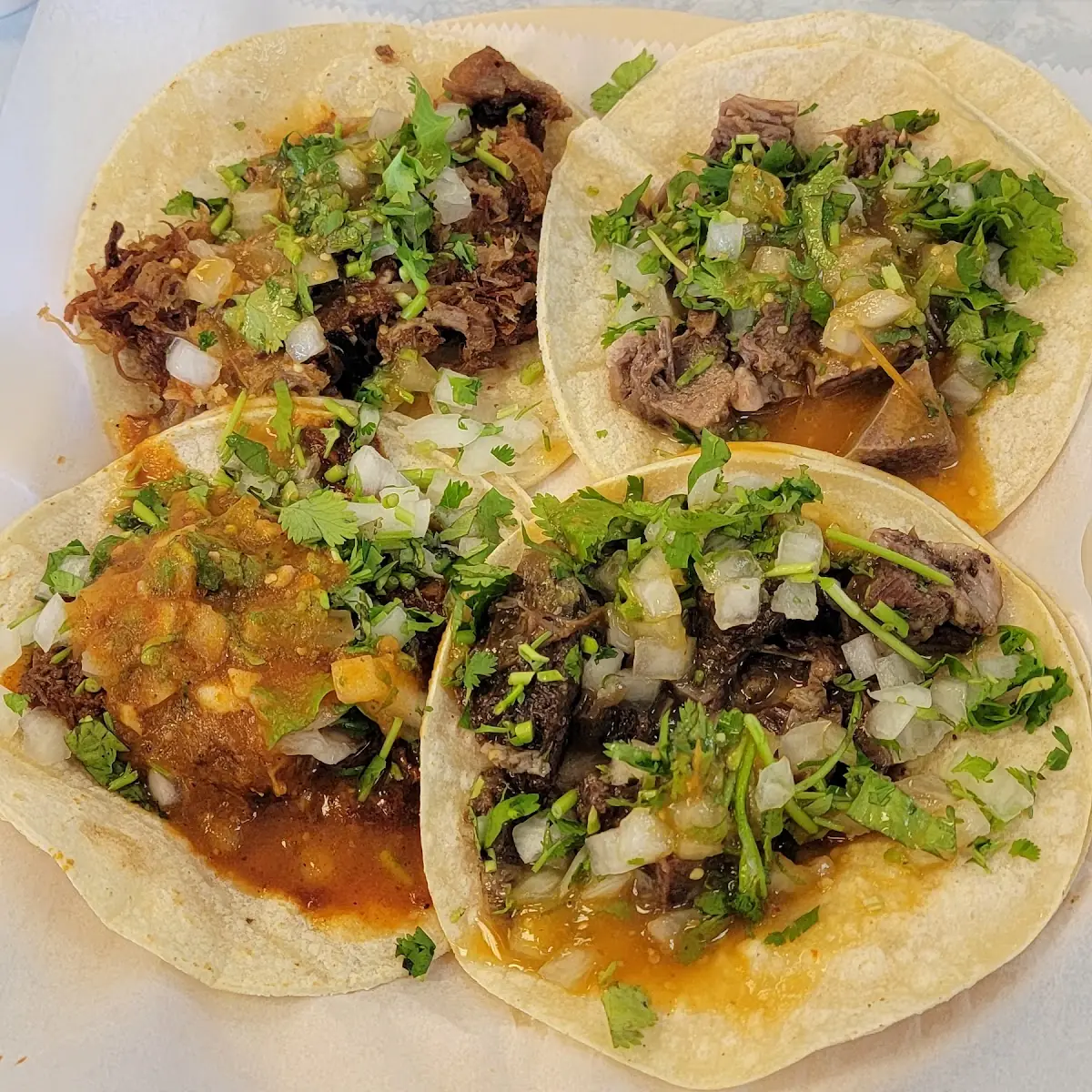 4 Ground Beef Soft  Tacos