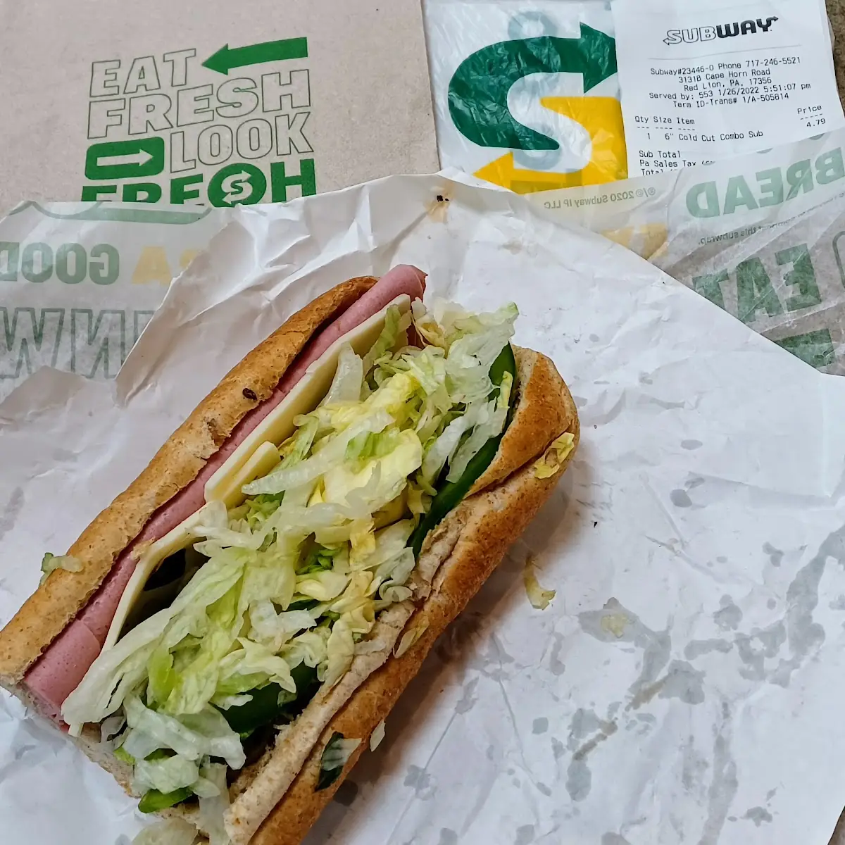 Cold Cut Combo Sandwich