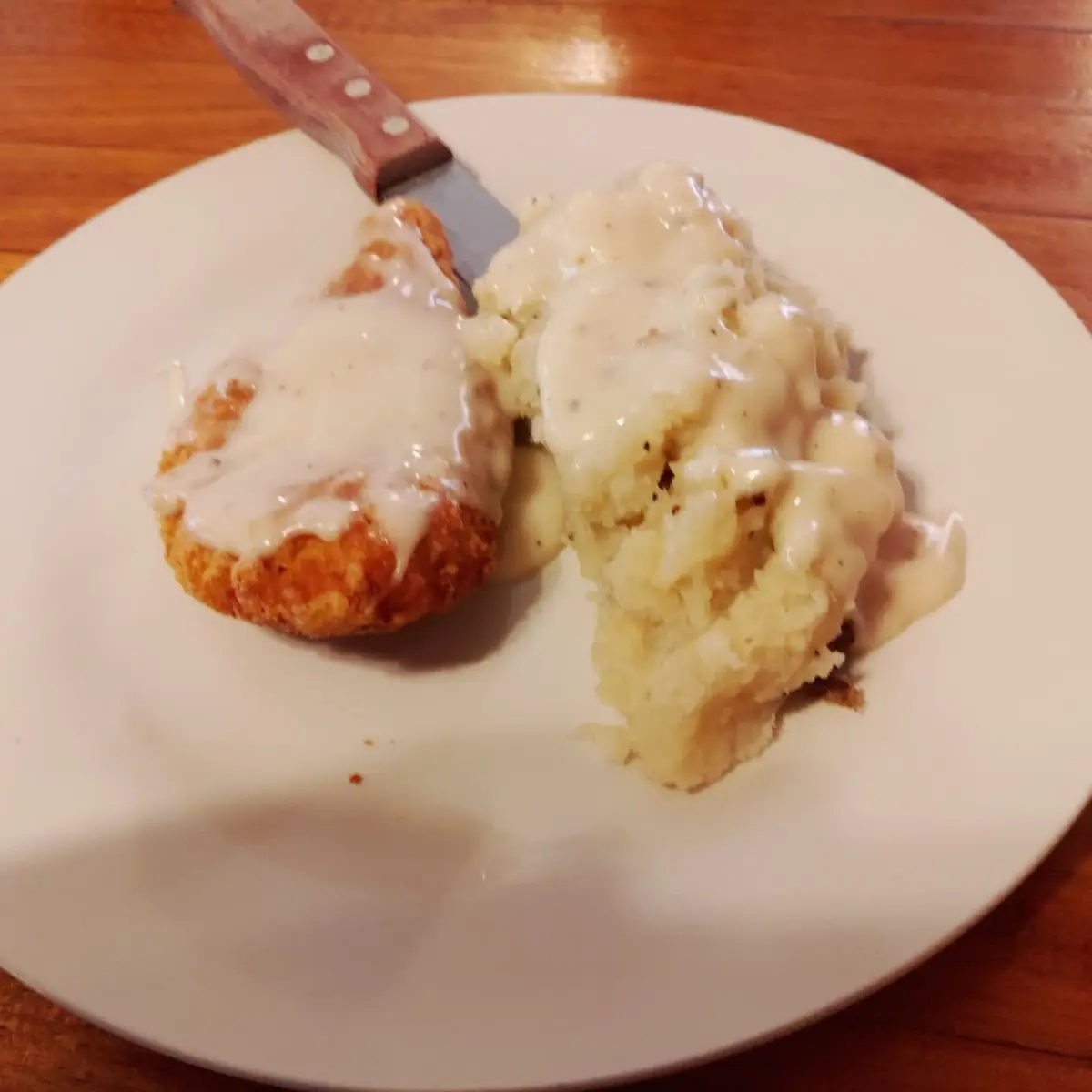 Chicken Fried Chicken and Mashed Potatoes
