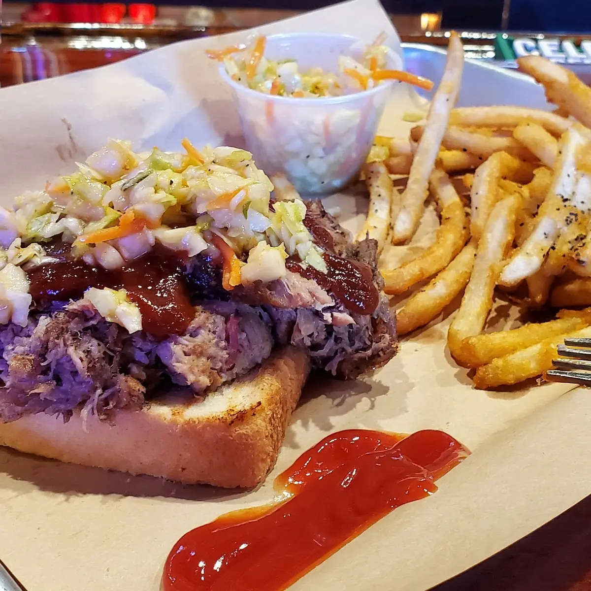 Crystola Smoked Pulled Pork Sandwich