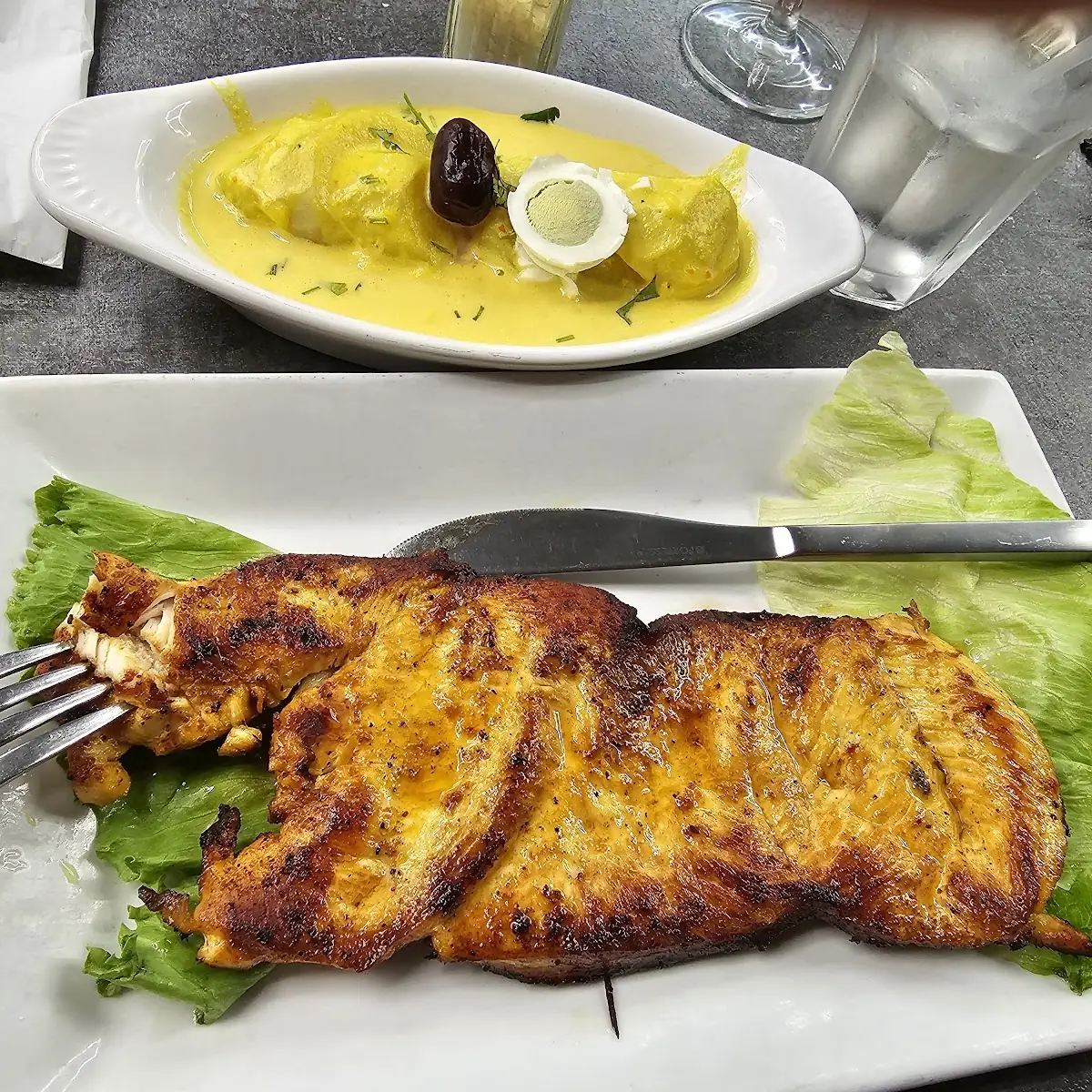 Grilled Chicken Breast Dinner