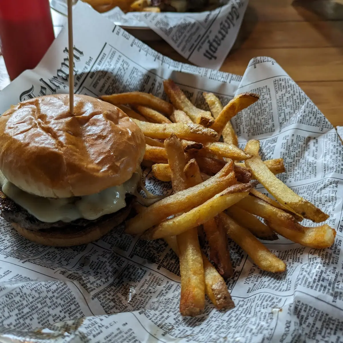 Mushroom & Swiss Burger