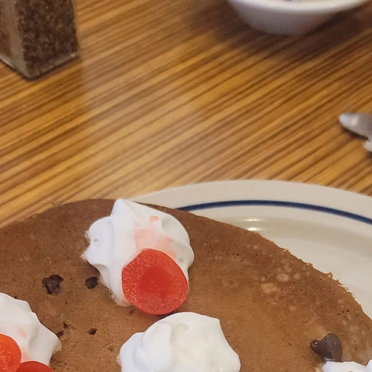 Funny Face Chocolate Chip Pancakes
