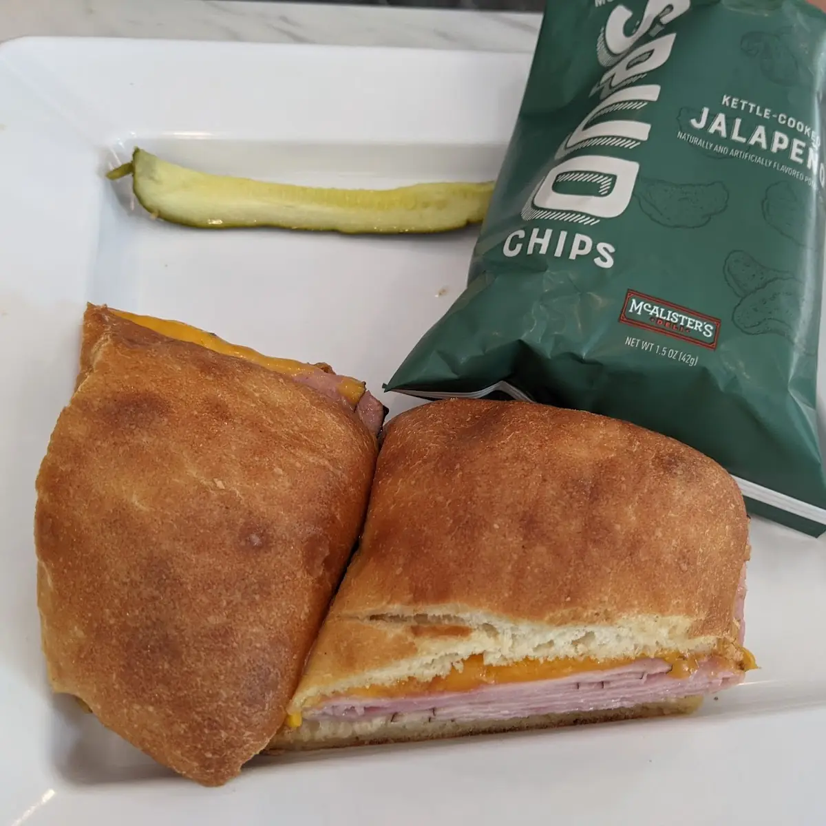 Ham and Cheese Sandwich