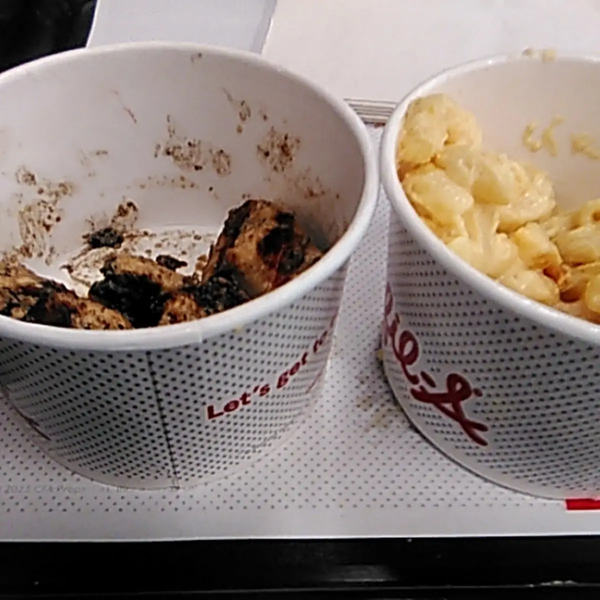 Grilled Nuggets& Creamy Mac- Cheese