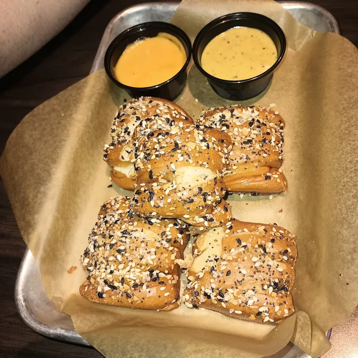 Pretzel Bites Appetizer Sampler