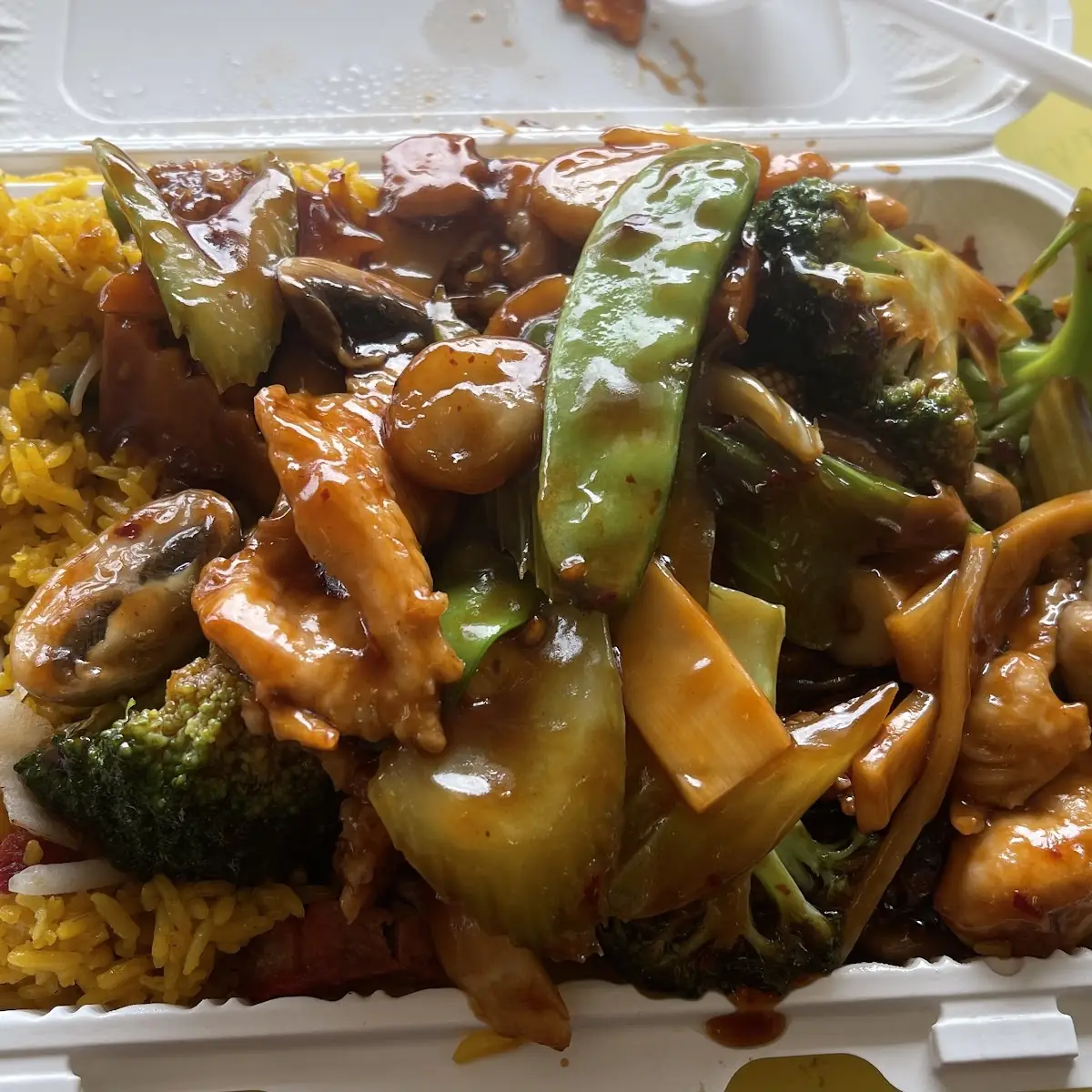 Double Delight w Garlic Sauce