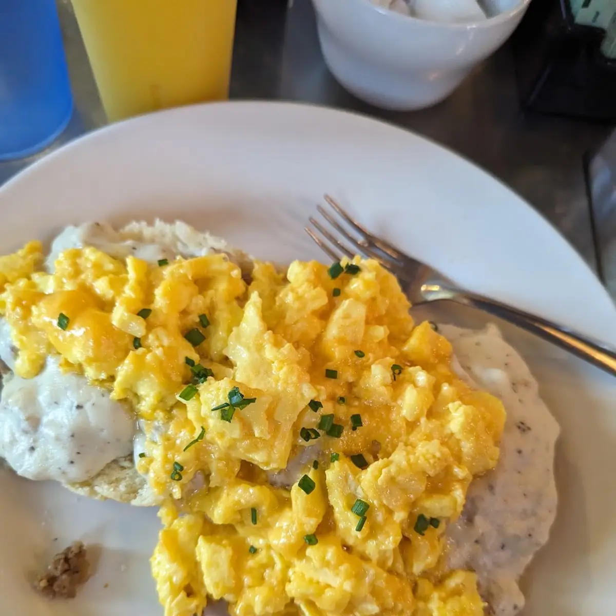 Buffalo Chicken Salad Sandwich 000 Biscuits & Gravy