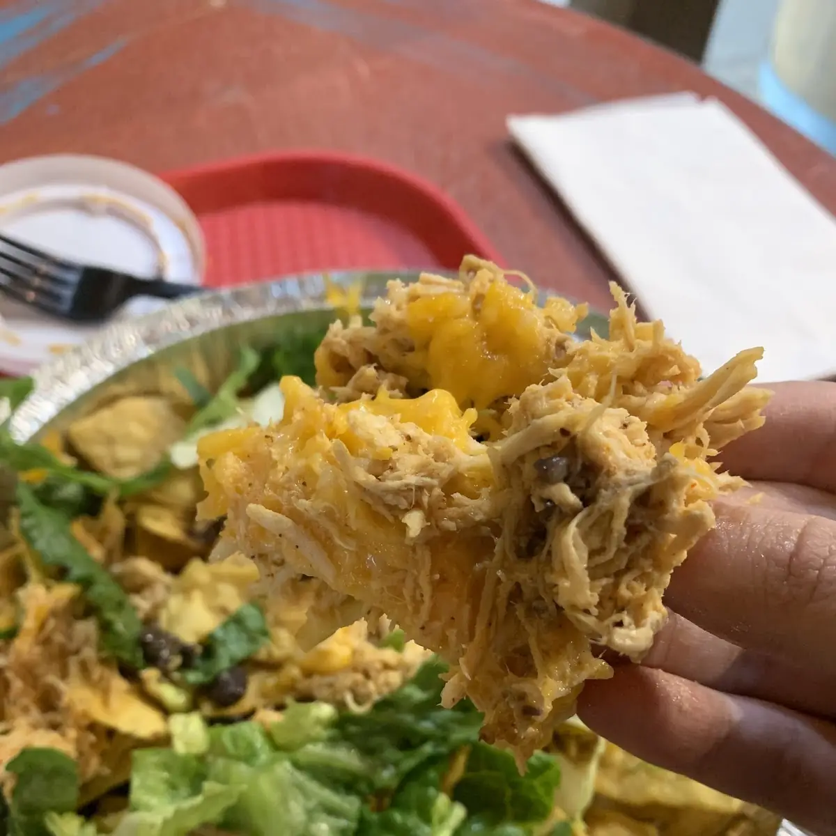 Shredded Chicken Nachos