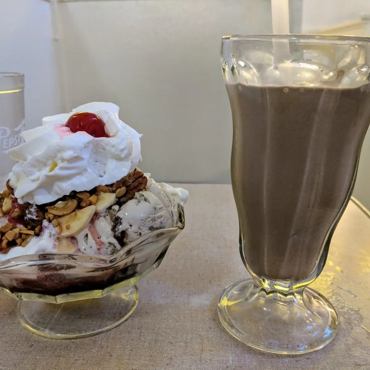 Fire Chief Sundae & Chocolate Malt