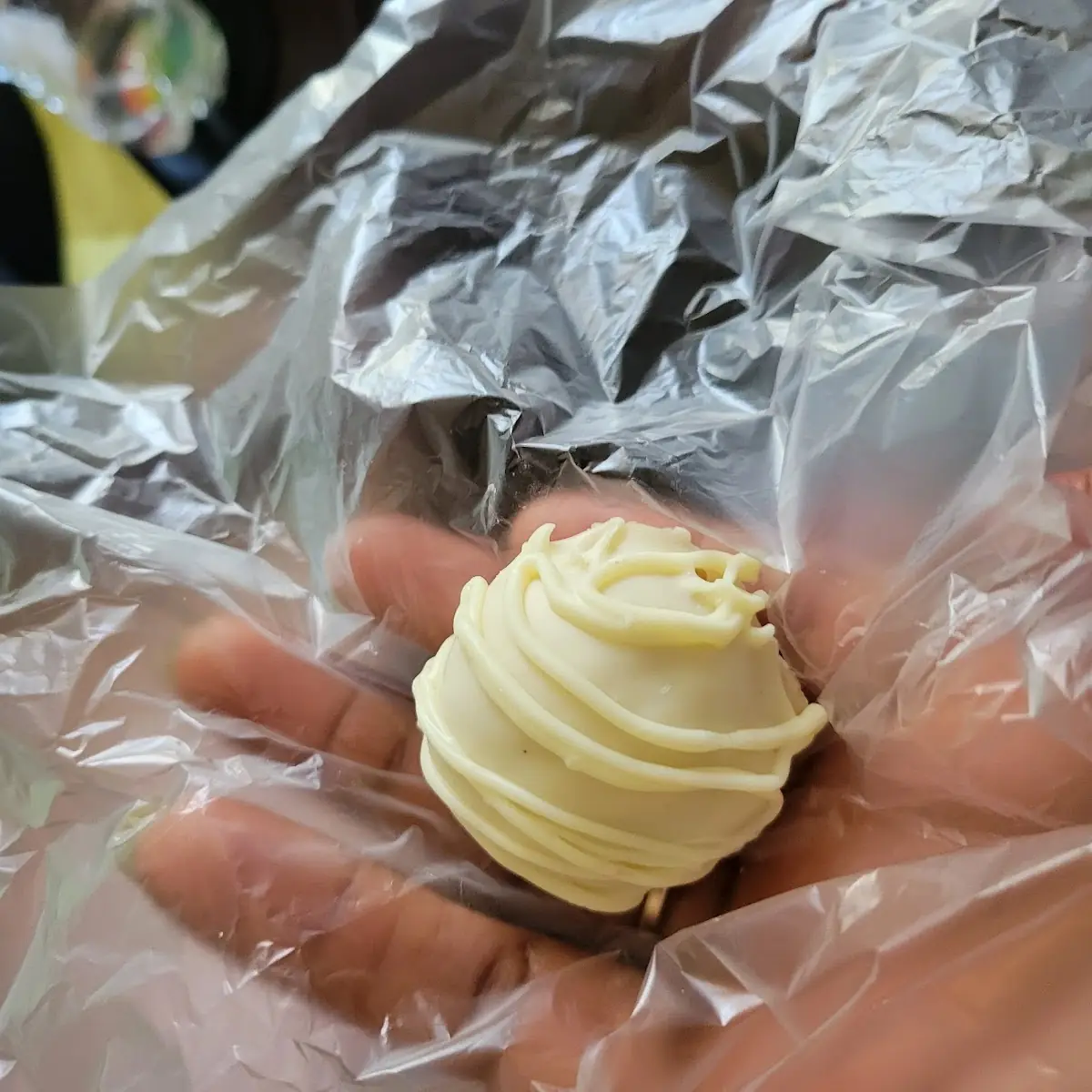 White Chocolate Peanut Ball