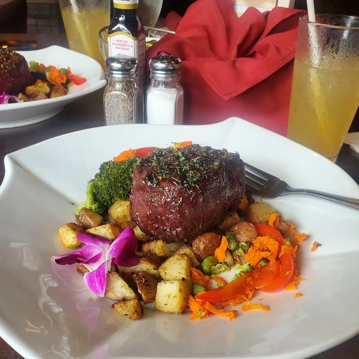 Filet Mignon Perfectly Cooked