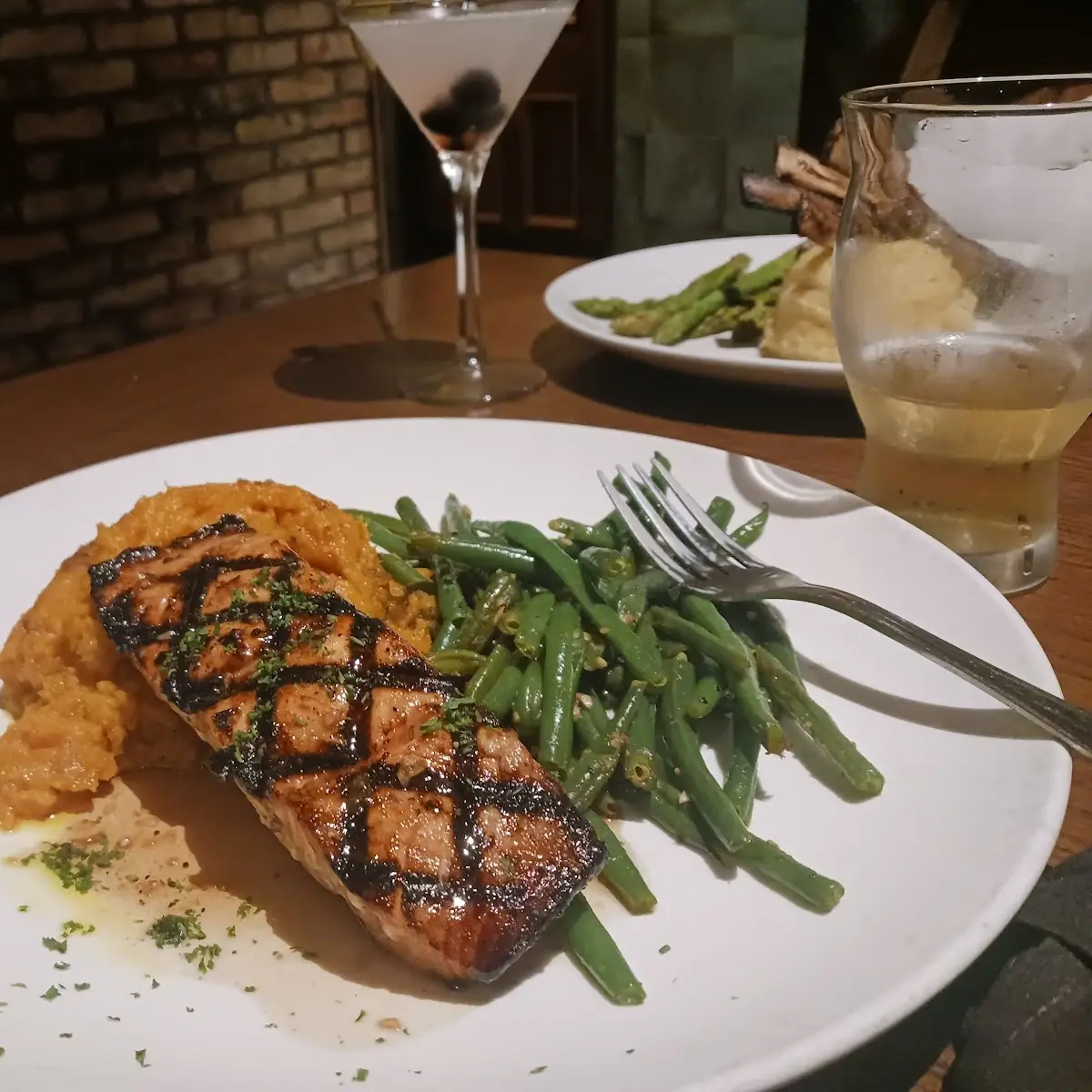 Maple Bourbon Glazed Salmon