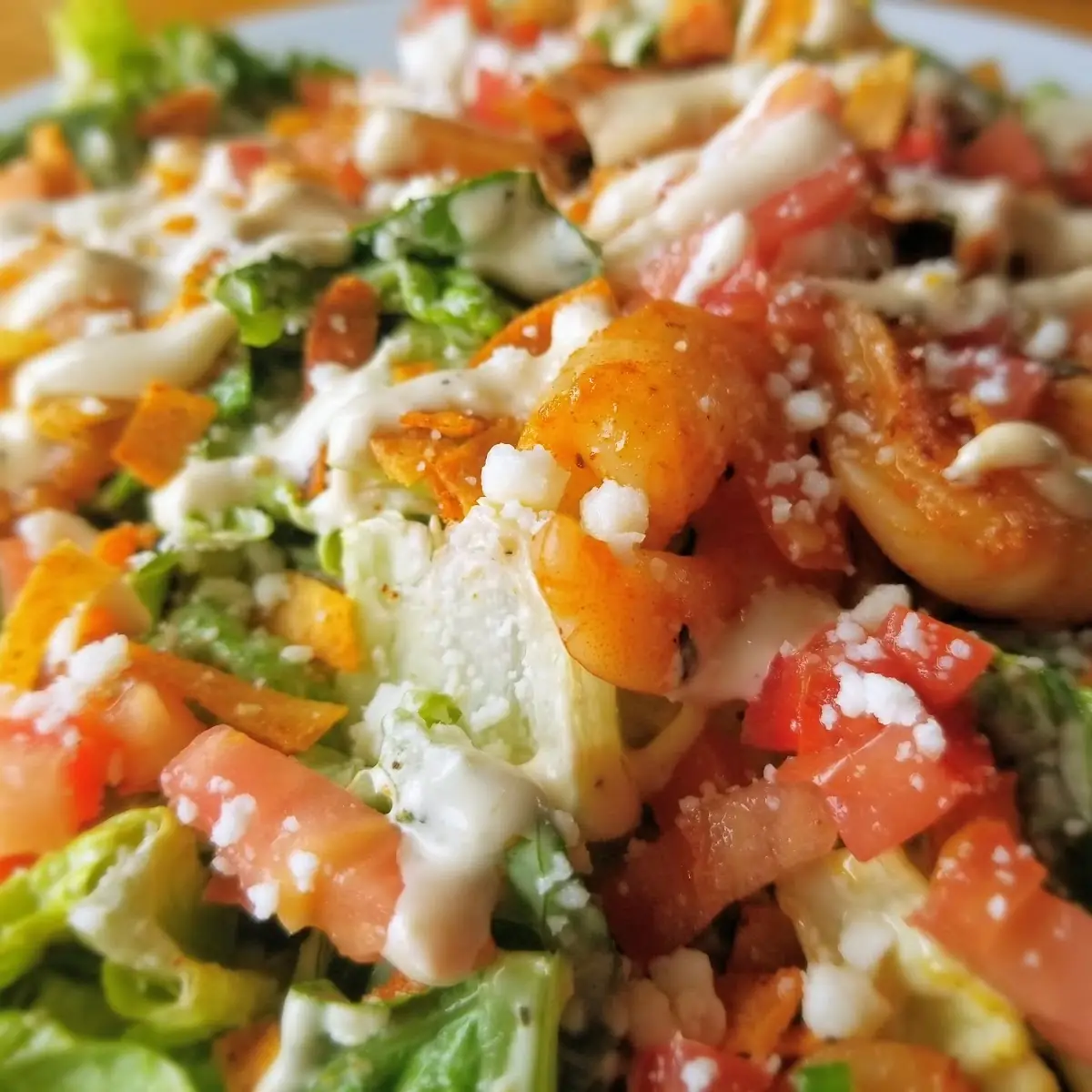 Southwest Shrimp Caesar Salad