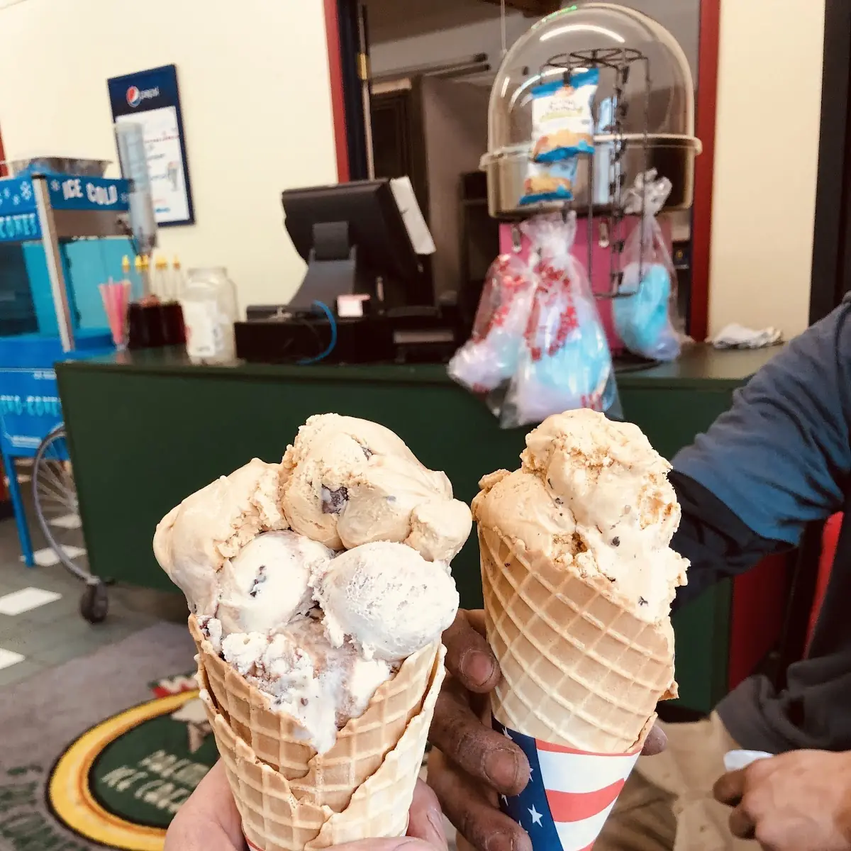 Blueberry Waffle Cone