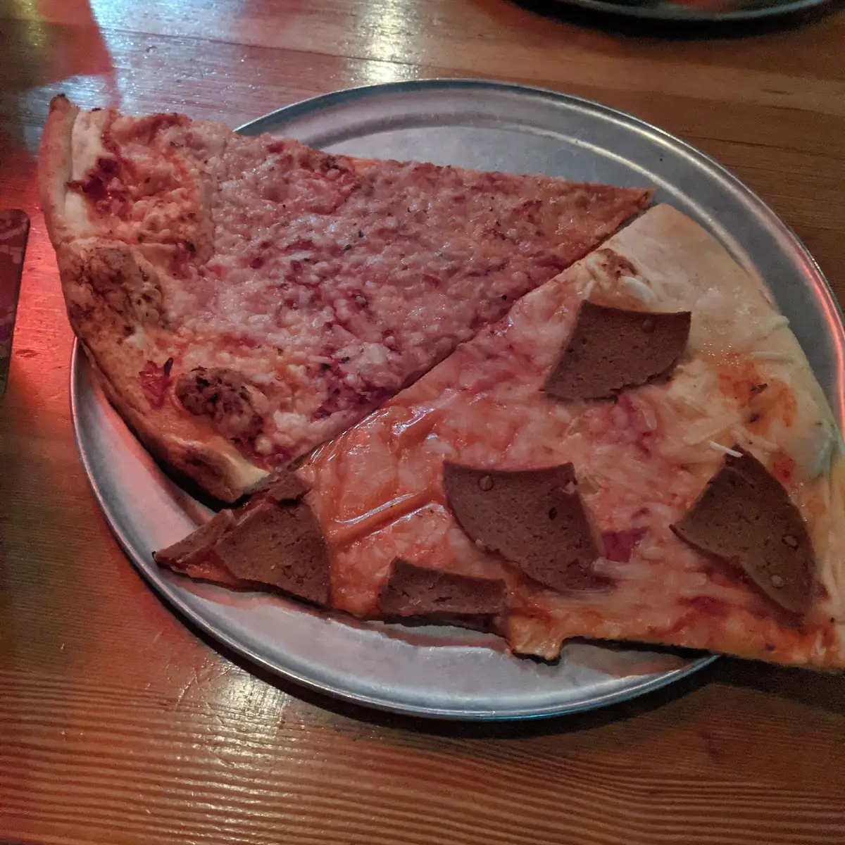 Vegan Cheese and Pepperoni Slices