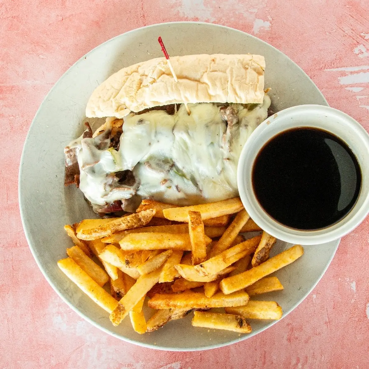 L Steak Sandwich & Fries