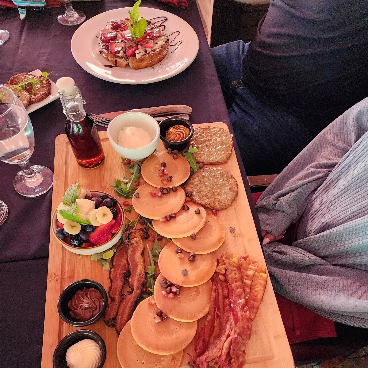 Pancake Charcuterie Board