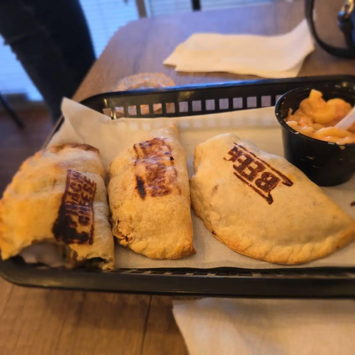 Spinach and Cheese Chicken and Beef Empanada