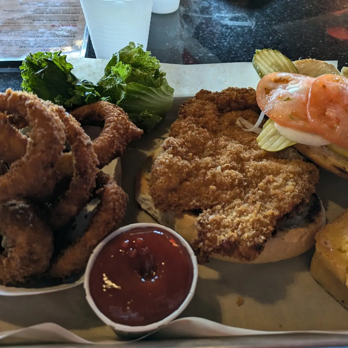 Breaded Pork Tenderloin Sandwich