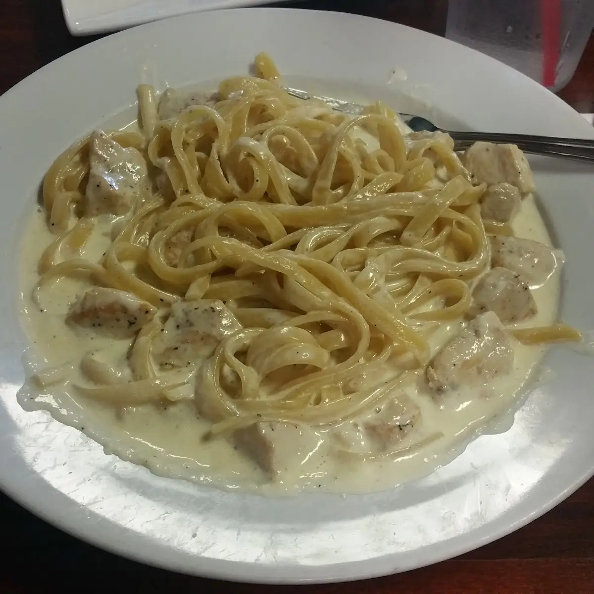 Fettuccine Chicken Alfredo