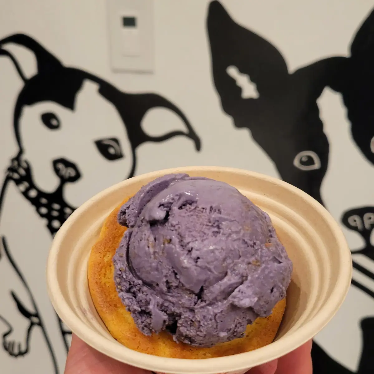 Open Face Ice Cream Sandwich