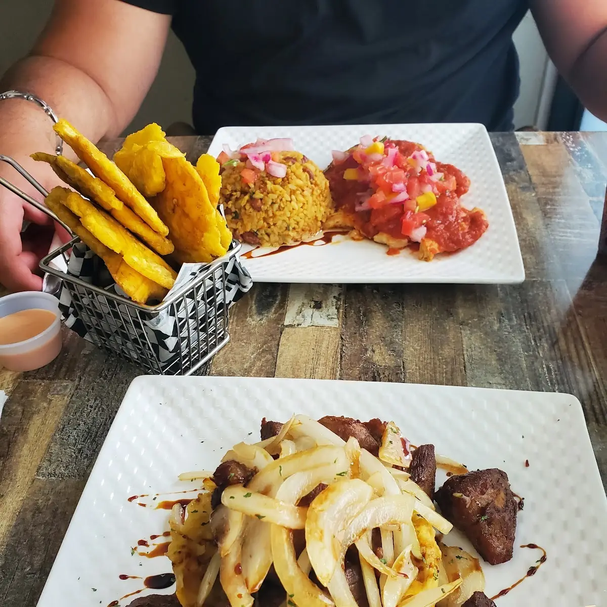 Mofongo Con Carne Frita
