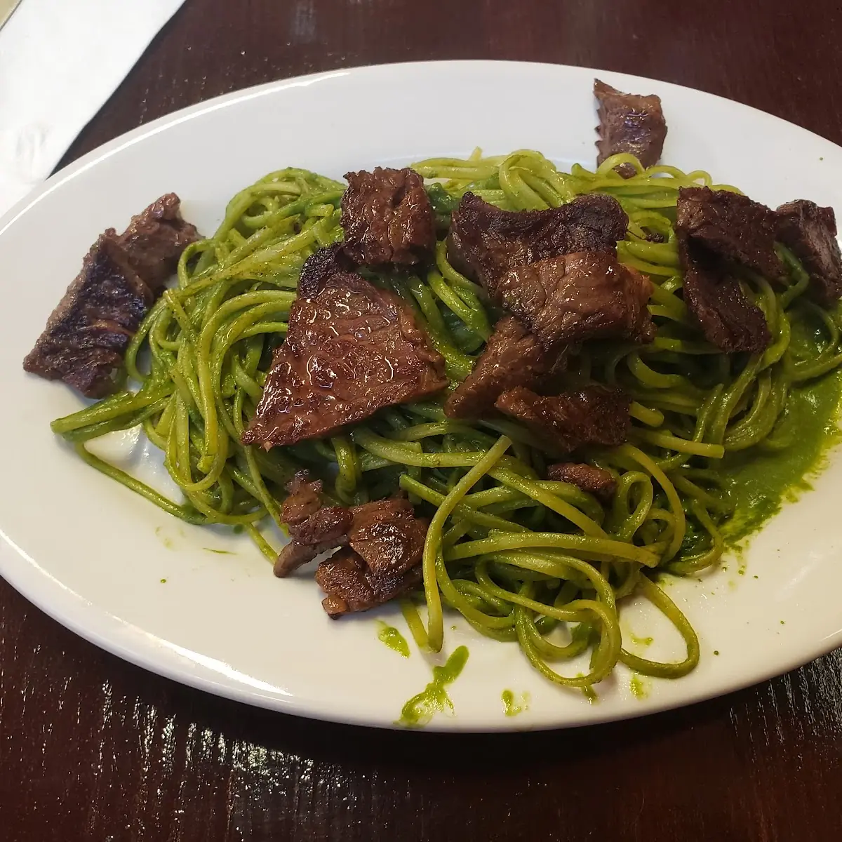 Tallarin Verde Skirt Steak