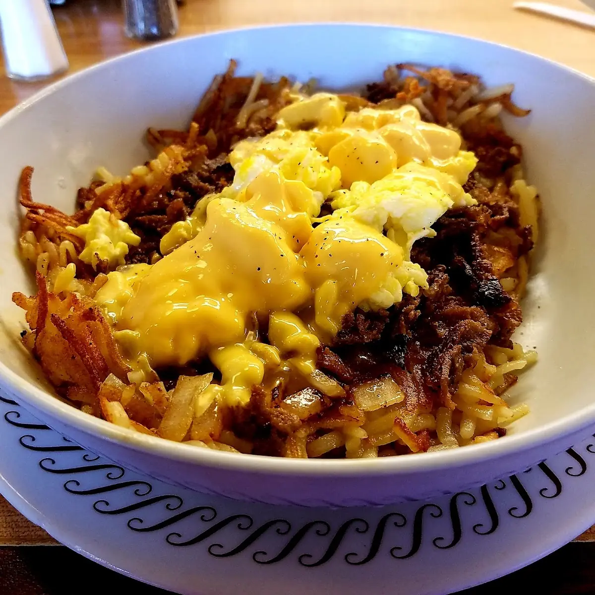 Cheesesteak Hashbrown Bowl