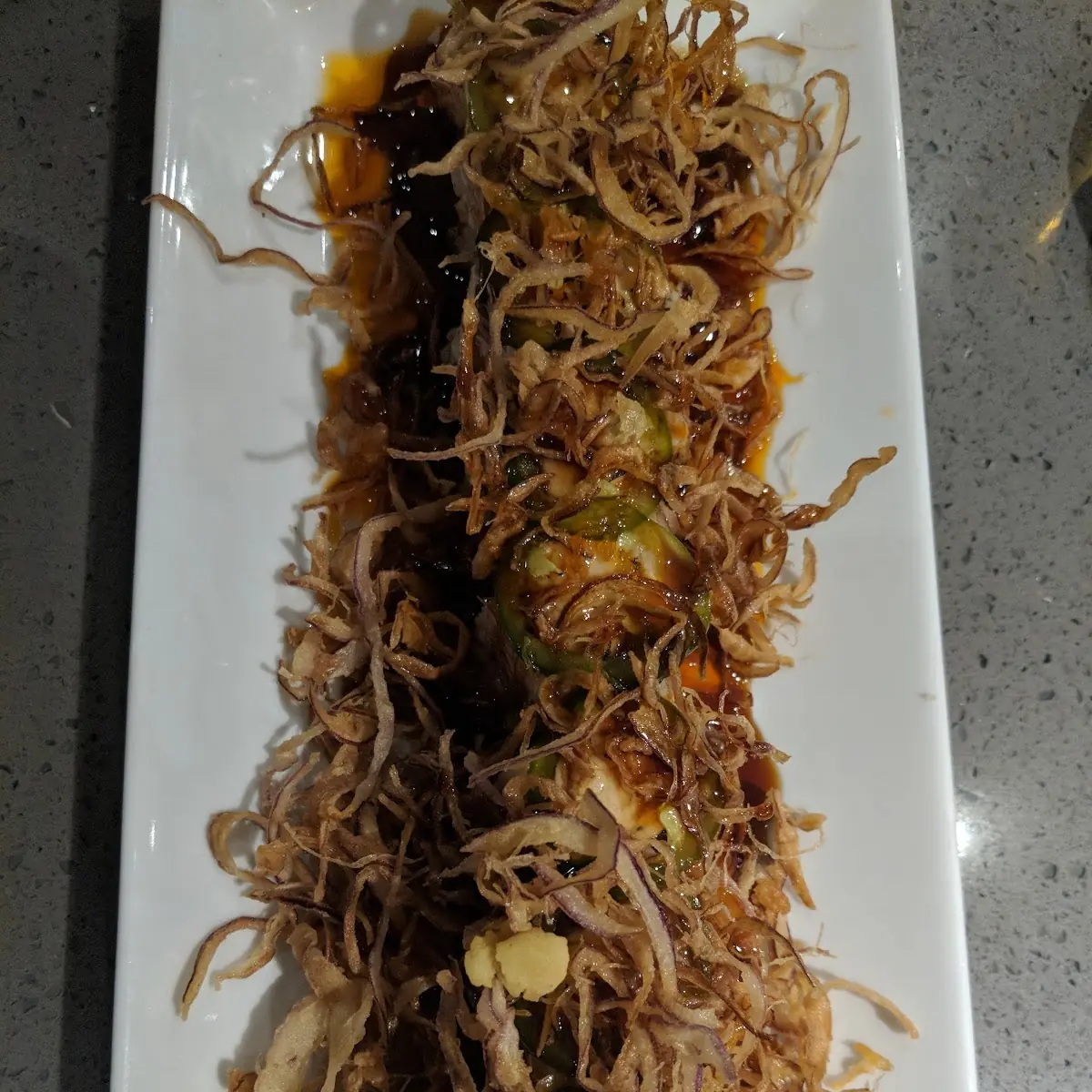 Sof Sushi on Fire Roll
