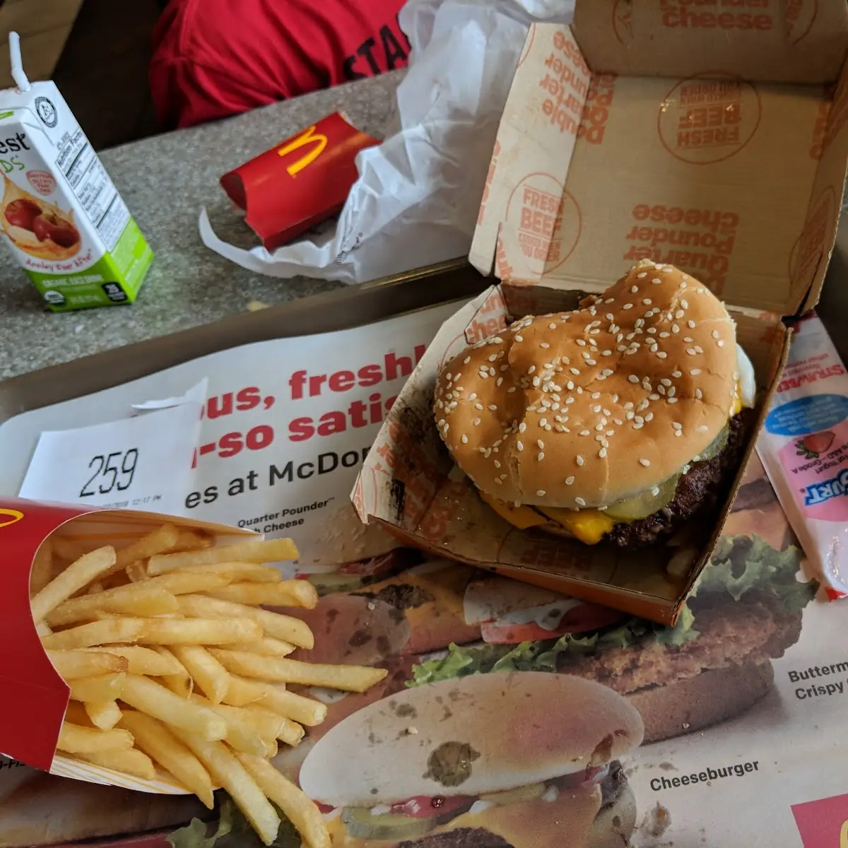 Double Quarter Pounder and Fries