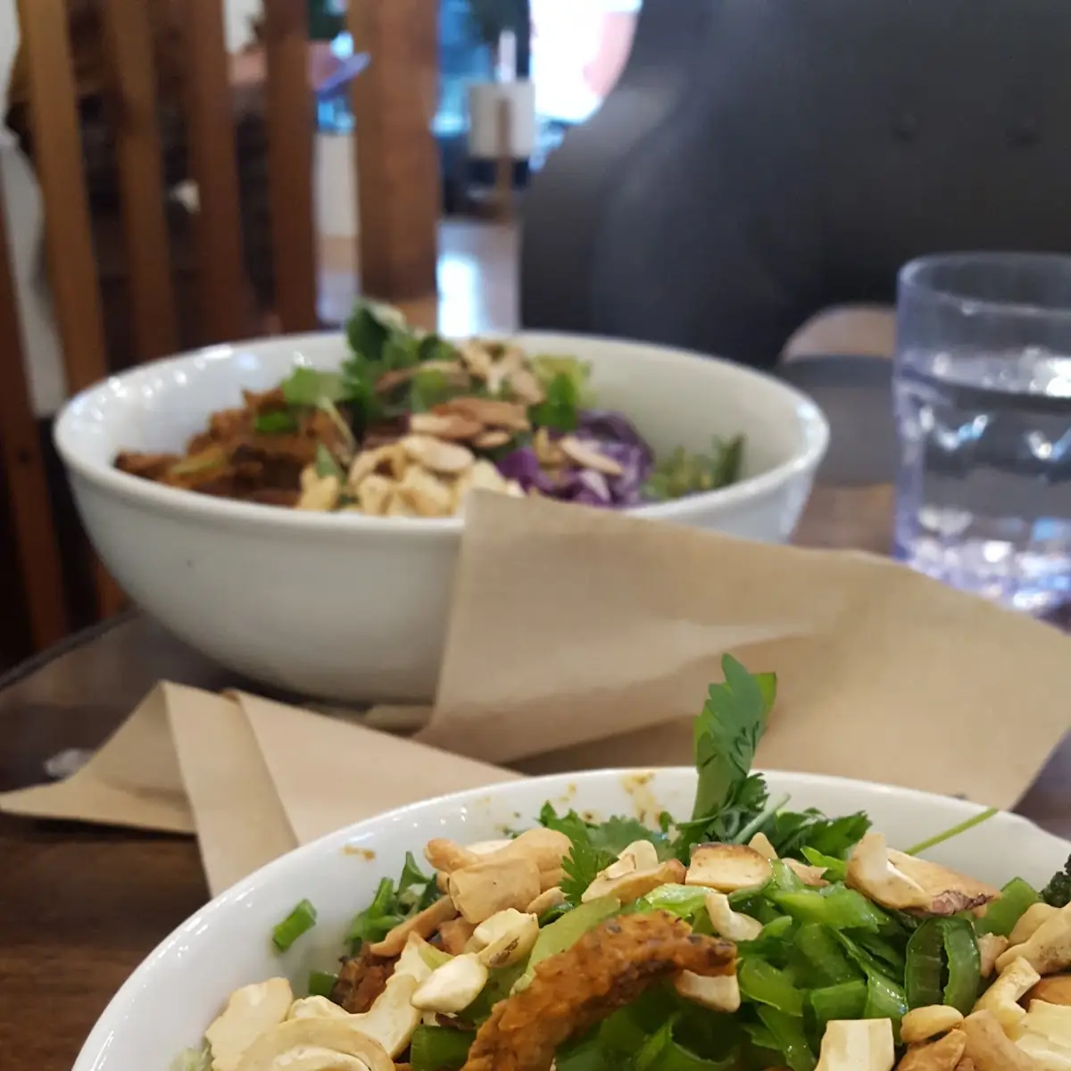Pesto Chicken Bowl Sub Soy Curls and Cashew Cream