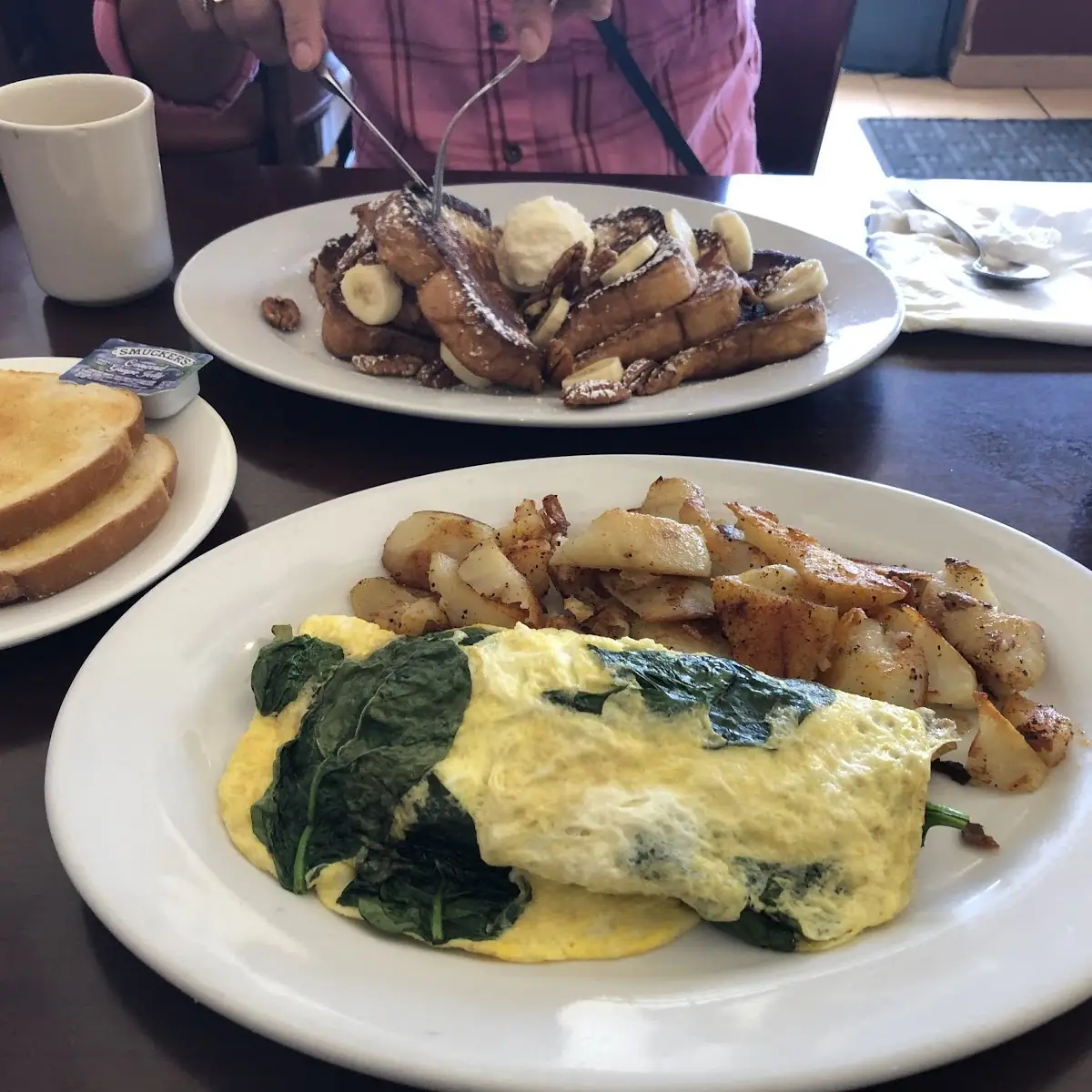 Veggie Omelette with Potato