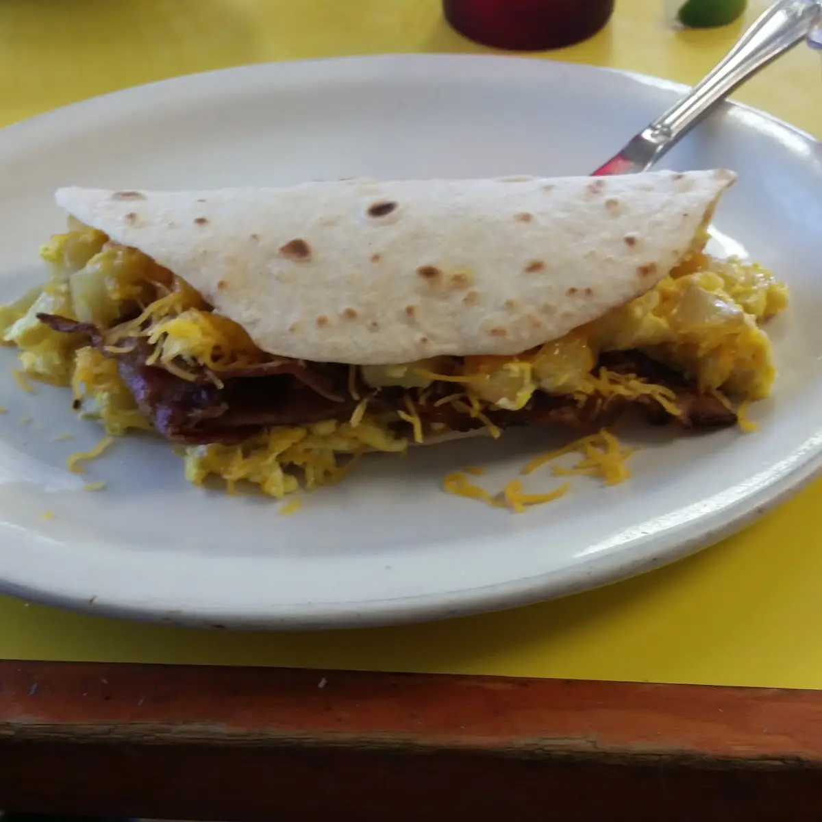 Breakfast Burrito Extra Egg You