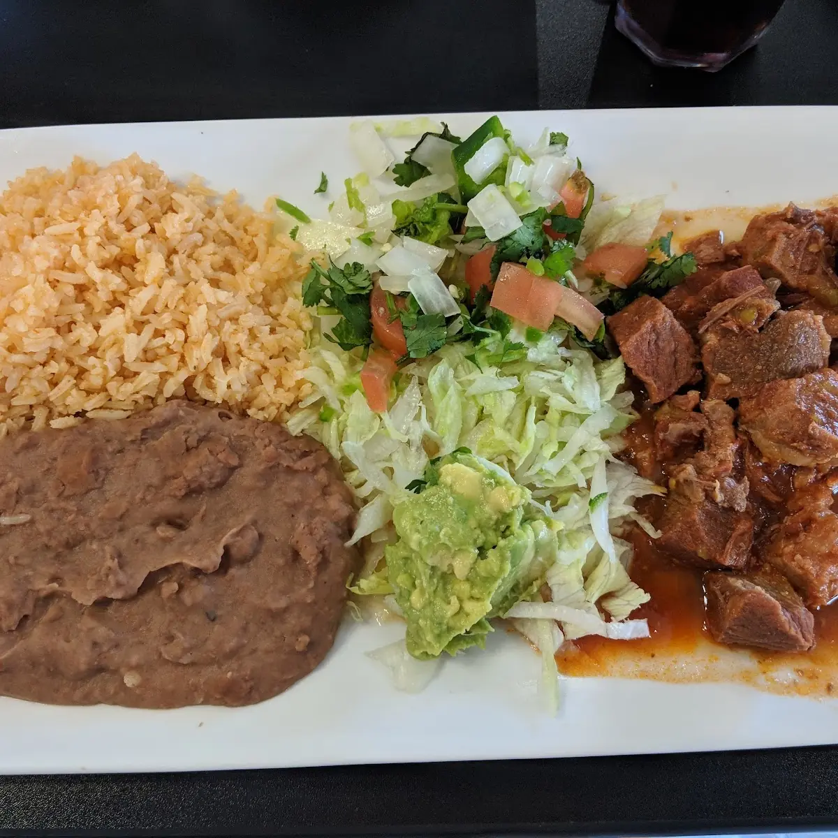 Carne Guisada Plate