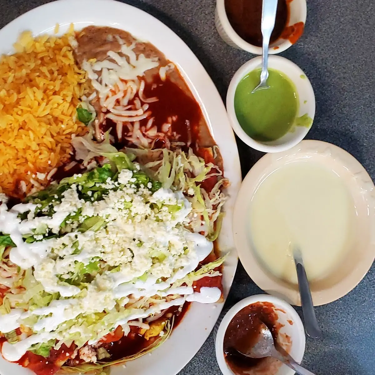 Red Enchilada Plate