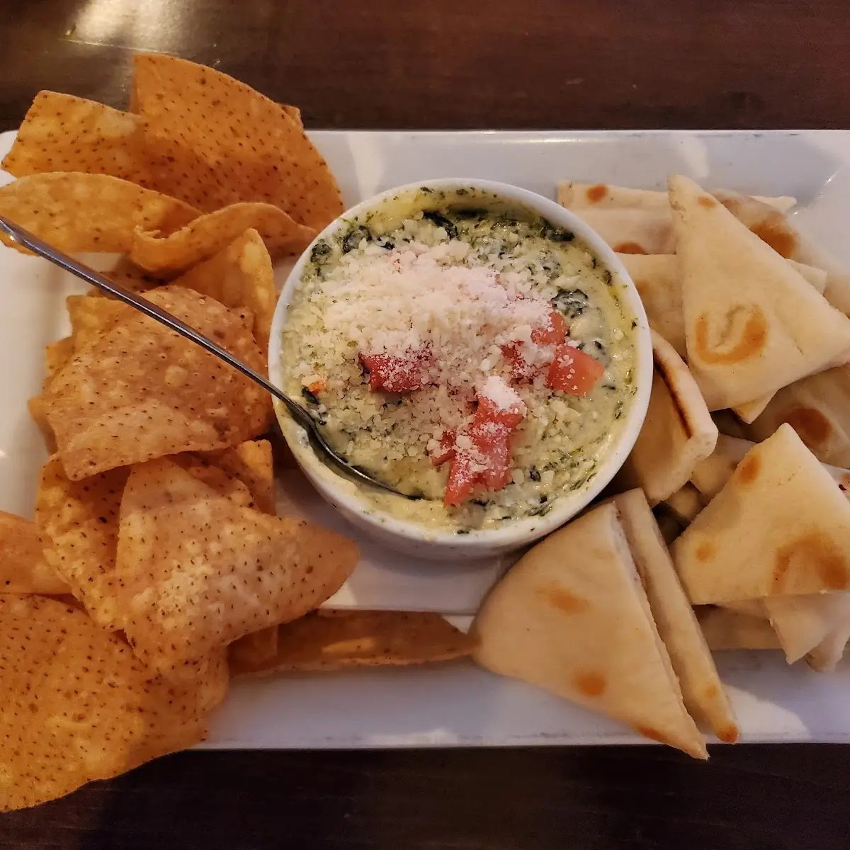 Spinach Dip with Heart of Palm