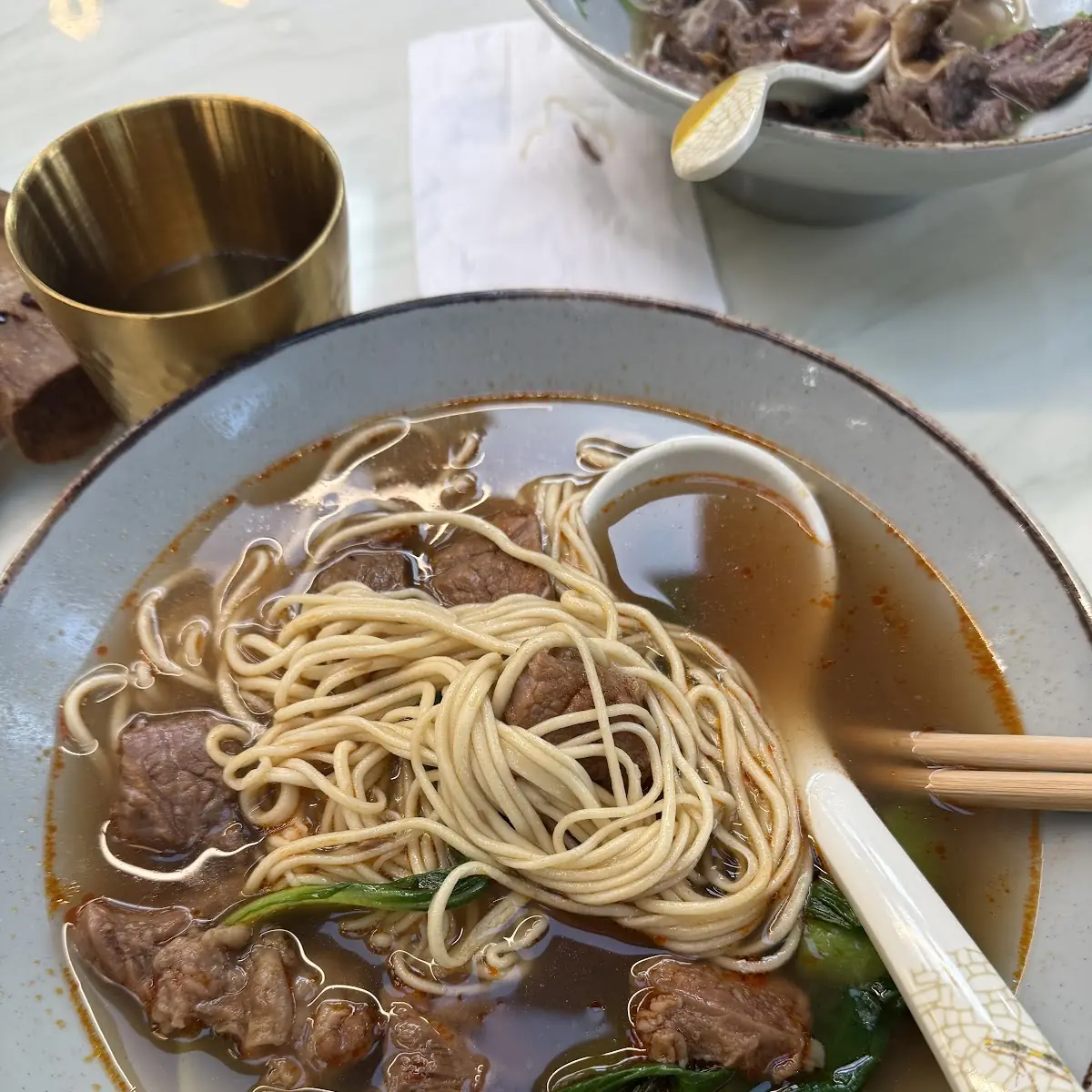 Beef Noodle Soup with Bok Choy