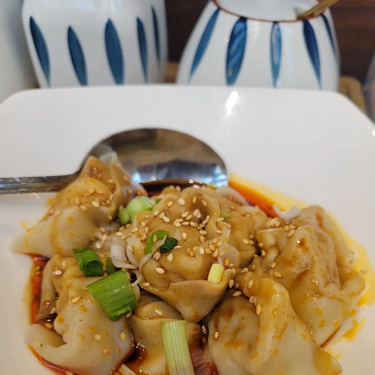 Chili Oil Wontons 8