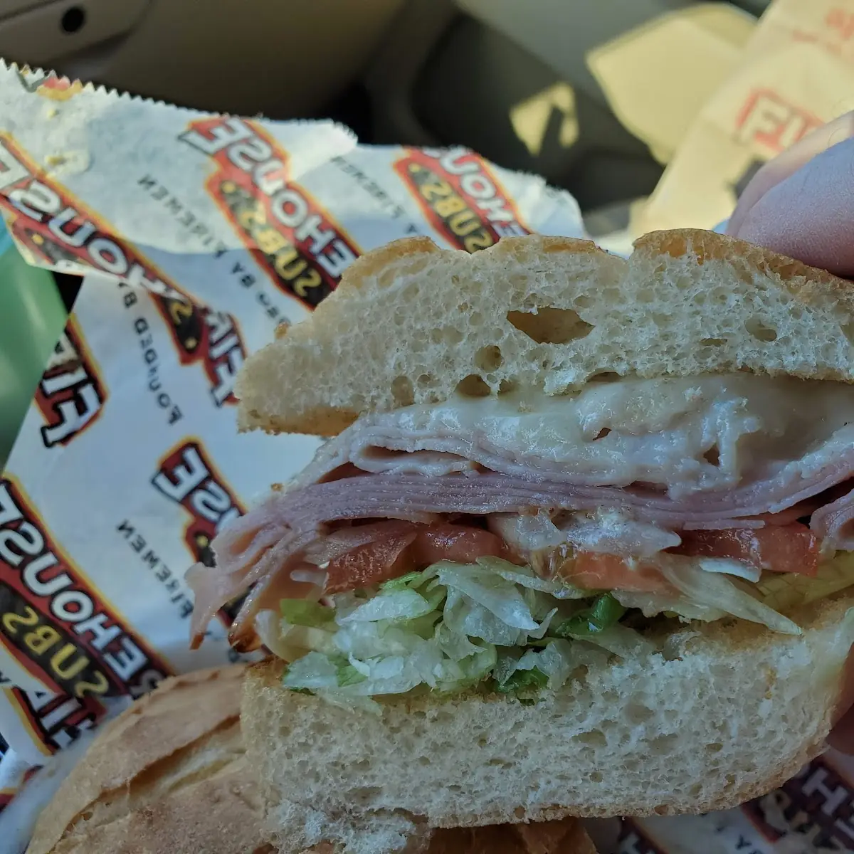 Firehouse Turkey and Cheese Sandwich