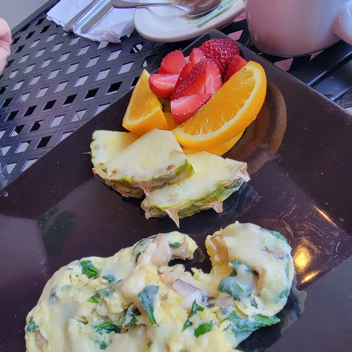 Open Faced Breakfast Sandwich