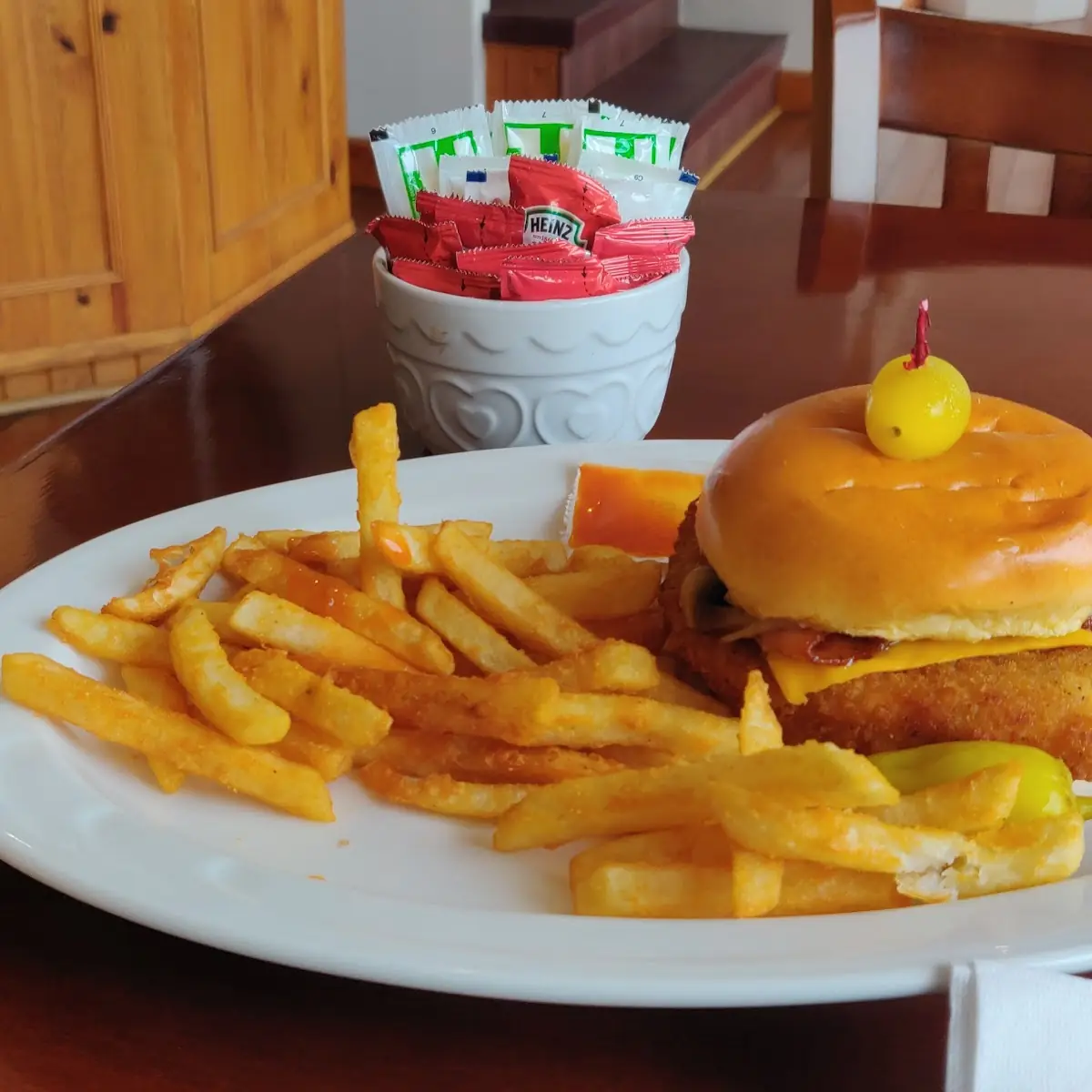 Burger and Fries