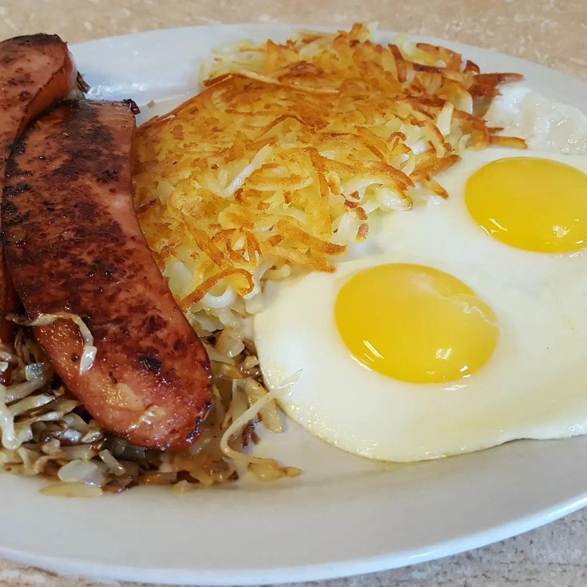 Two Eggs Hash Browns