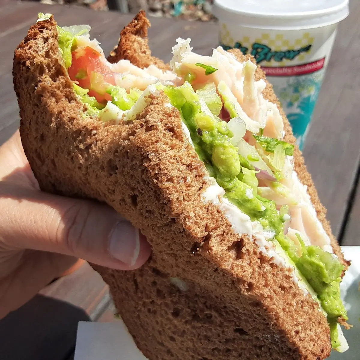 Turkado Sandwich on Squaw Bread