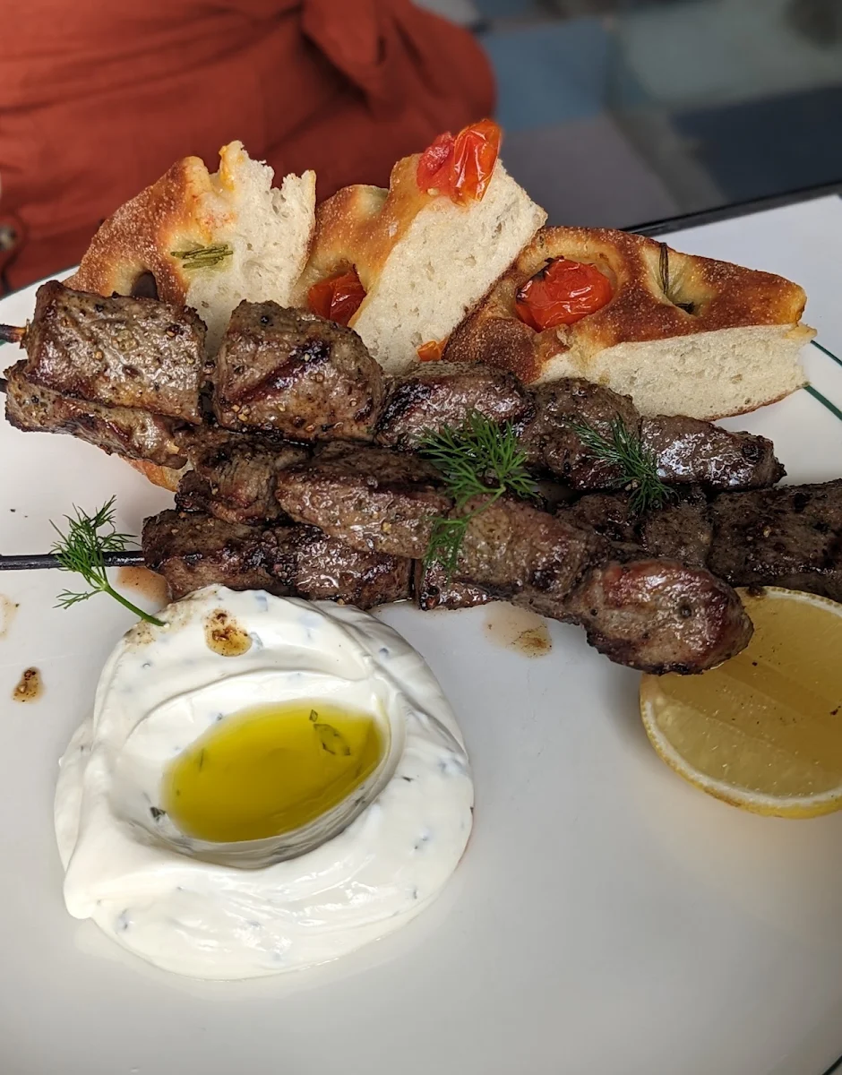 Grilled Lamb Skewers, Union Place Hotel