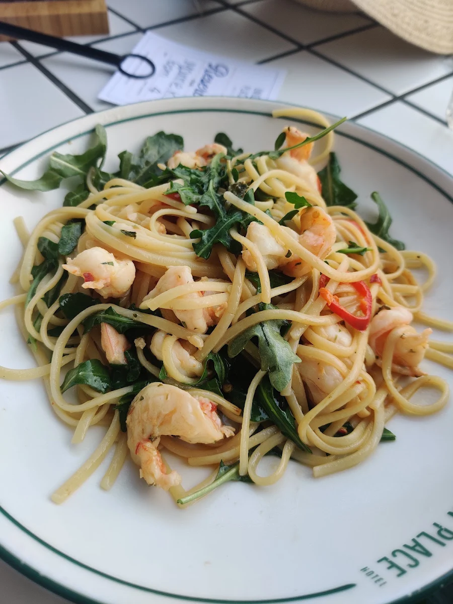 Prawn Pasta, Union Place Hotel