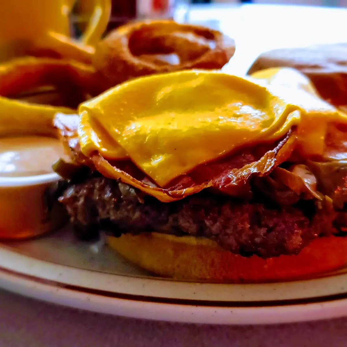 Mashroom and Bacon Burger