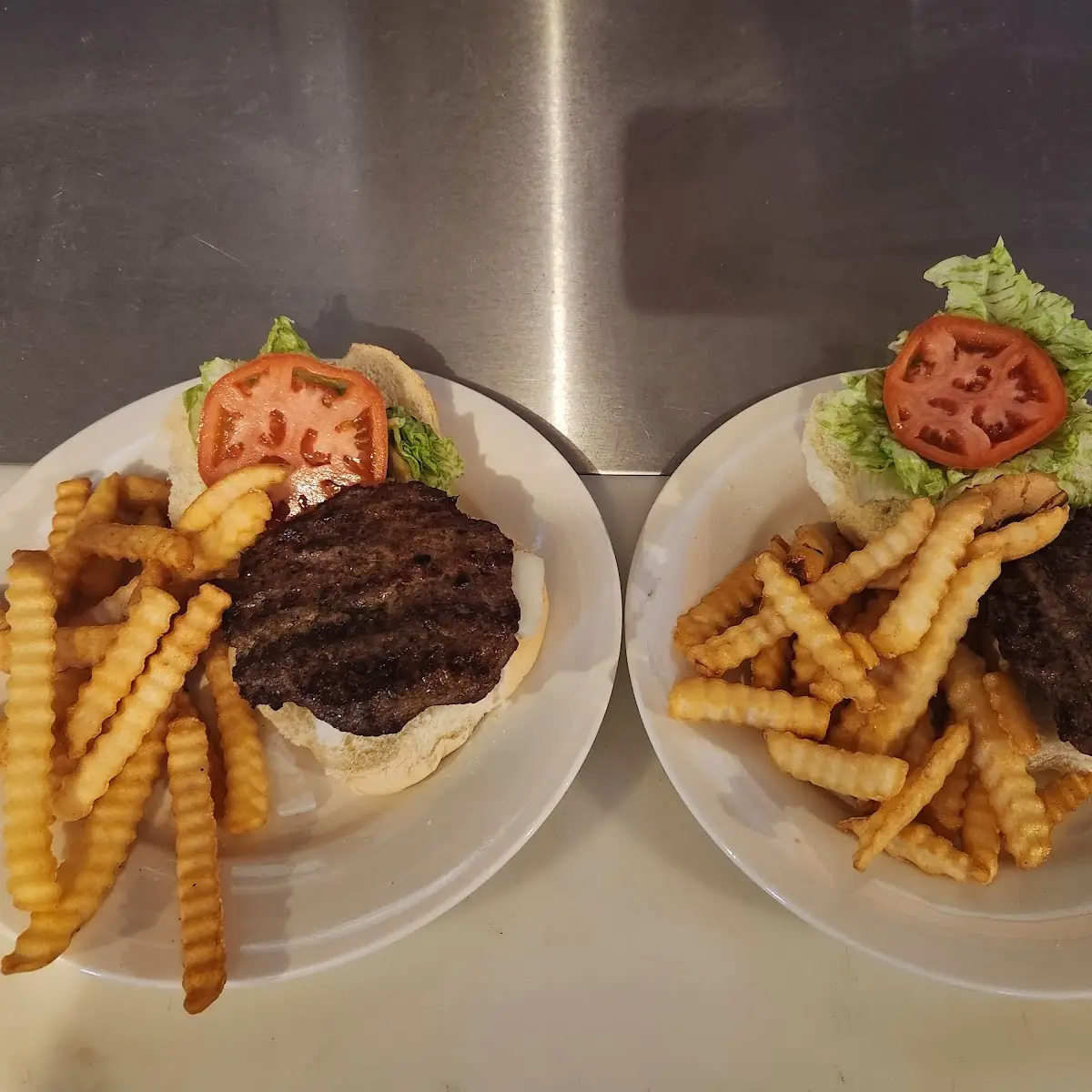 Burger and Fries