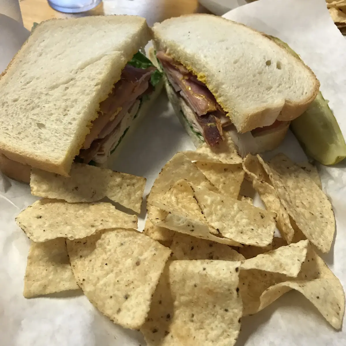 Turkey Bacon Ham Sandwich