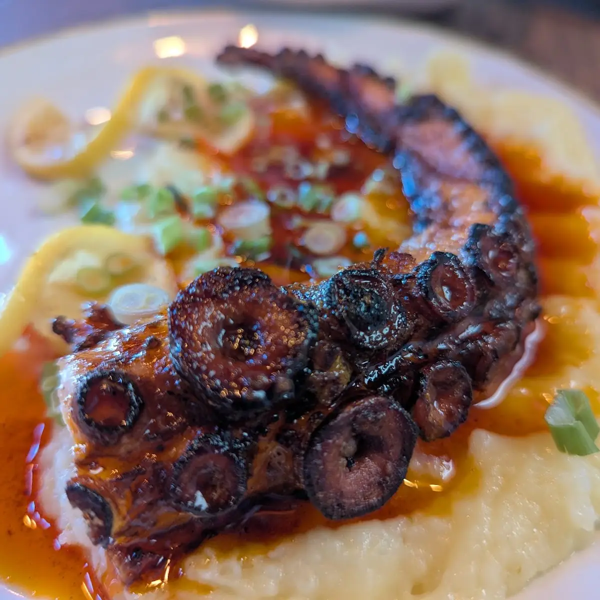 Grilled Octopus with Mashed Potatoes